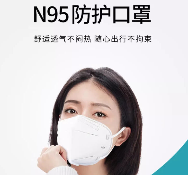 N95独立包装防护口罩-10个